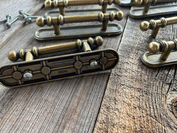 Individual Vintage Brass Cabinet Pulls