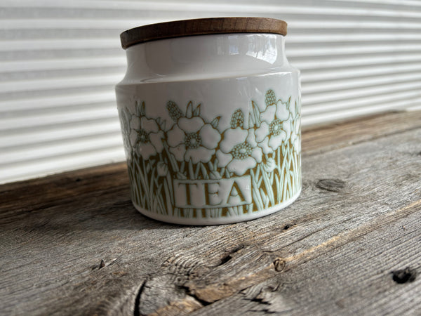 Vintage Hornsea Fleur Tea Canister