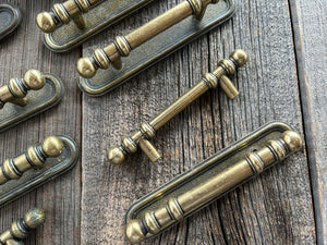 Individual Vintage Brass Cabinet Pulls