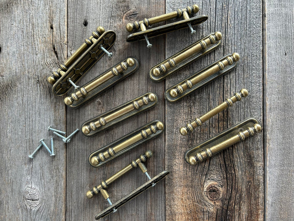 Individual Vintage Brass Cabinet Pulls