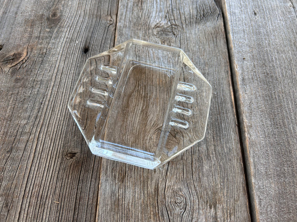 Vintage Safex Octagon Glass Ashtray