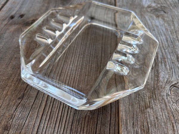 Vintage Safex Octagon Glass Ashtray