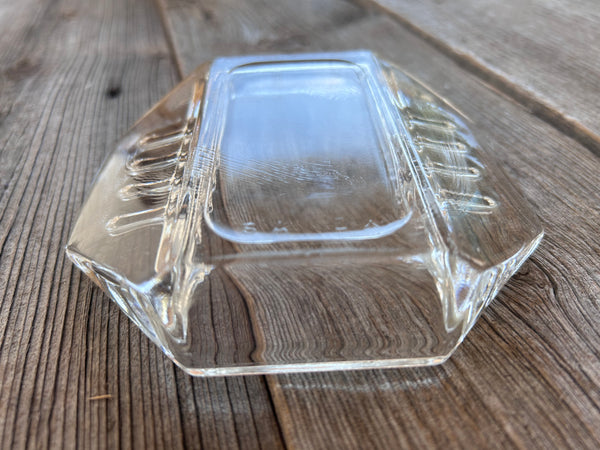 Vintage Safex Octagon Glass Ashtray