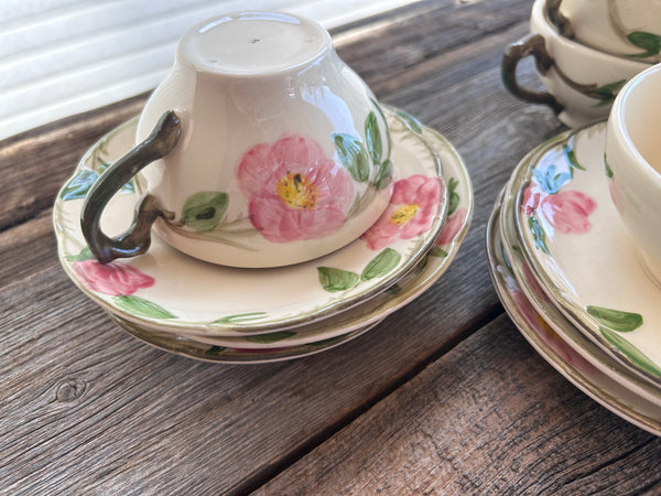 Individual Vintage Franciscan Desert Rose Teacup and Saucer