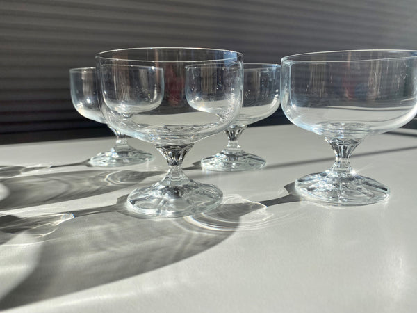 Vintage Glass Dessert Cups