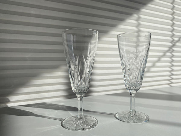 Set of 2 Vintage Small Wine Glasses