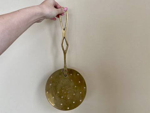 Vintage Brass Skimmer - Brass Wall Decor