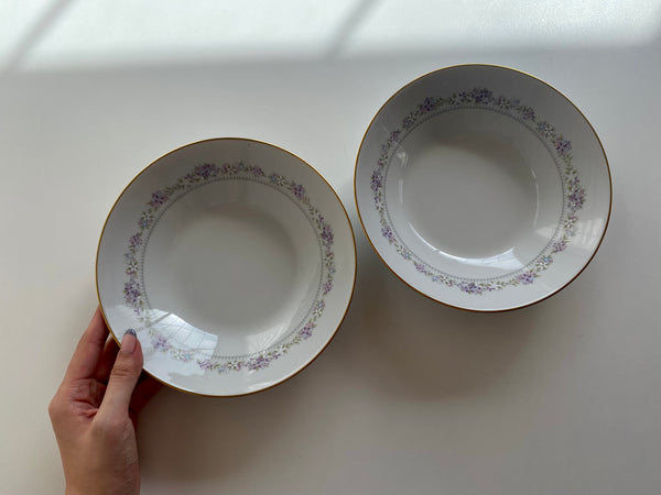 Individual Vintage Noritake Lilac Time Large Bowl