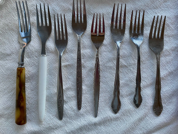 Vintage Assorted Individual Fork