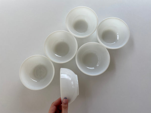 Individual Vintage Termocrisa Milk Glass Bowl