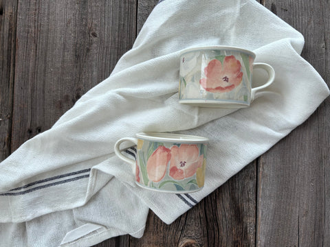 Set of 2 Vintage Mikasa Intaglio Cezanne Mugs