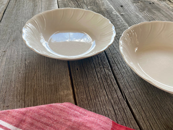 Individual Vintage Nikko Classic White Bowl