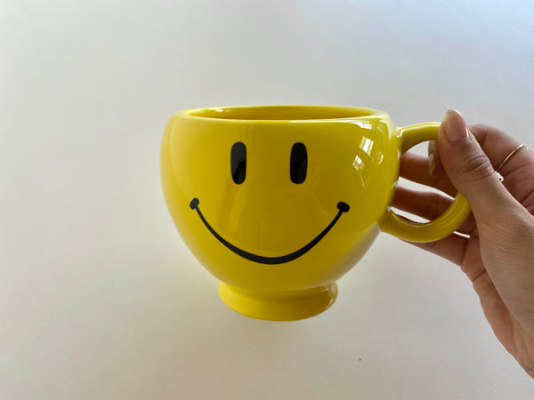 Vintage Teleflora Happy Face Mug