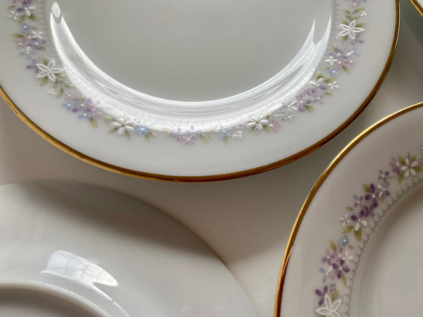 Individual Vintage Noritake Lilac Time Bread and Butter Plate