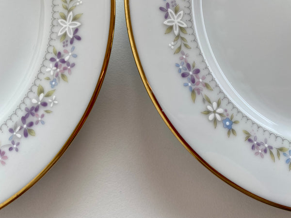 Individual Vintage Noritake Lilac Time Bread and Butter Plate