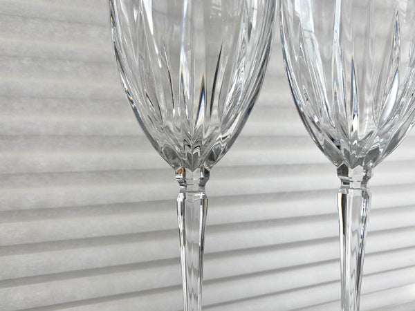 Set of 5 Vintage Mikasa Icicles Crystal Wine Glasses