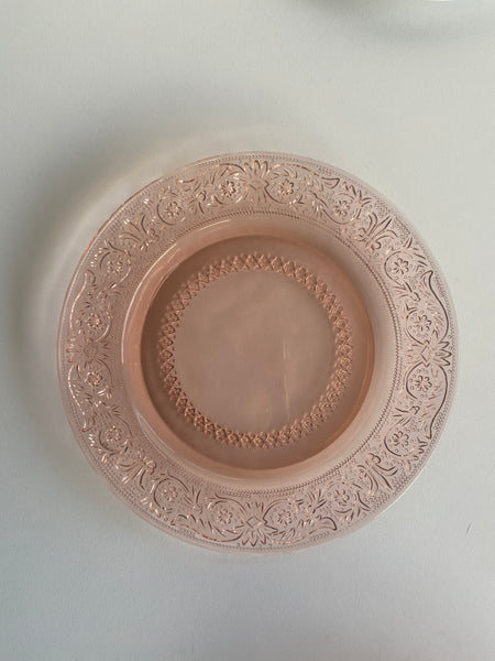 Individual Vintage KIG Pink Salad Plate