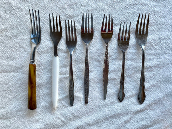 Vintage Assorted Individual Fork