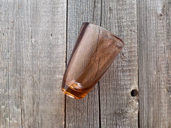 Vintage Small Pink Glass Vase