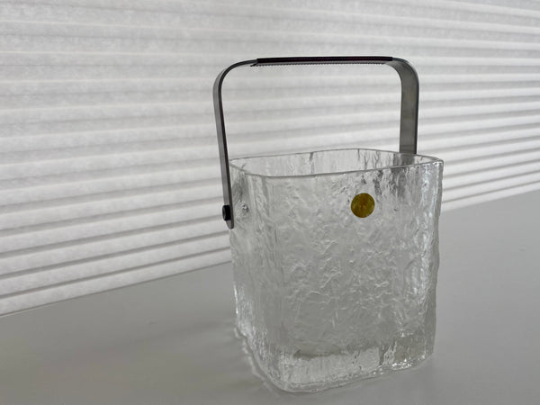 Vintage Hoya Glass Ice Bucket