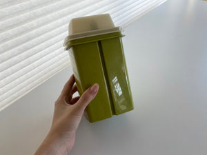 Vintage Avocado Green Tupperware Pickle Keeper