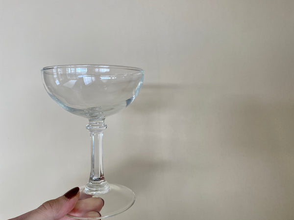 Set of 2 Vintage Coupe Glasses