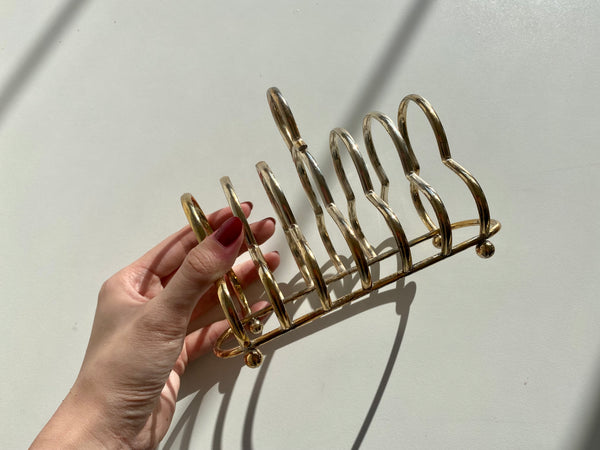 Vintage 6-Piece Toast Rack