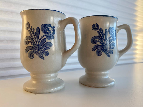 Individual Vintage Pfaltzgraff Yorktowne Footed Mug