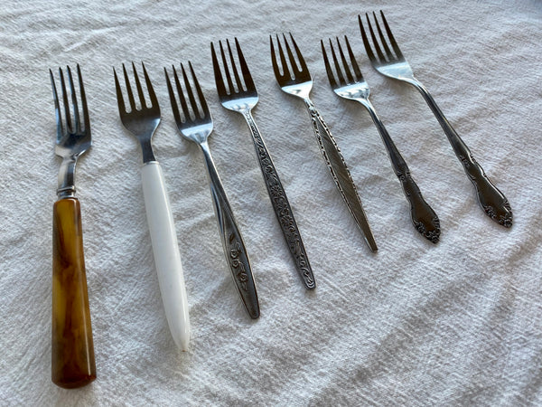 Vintage Assorted Individual Fork