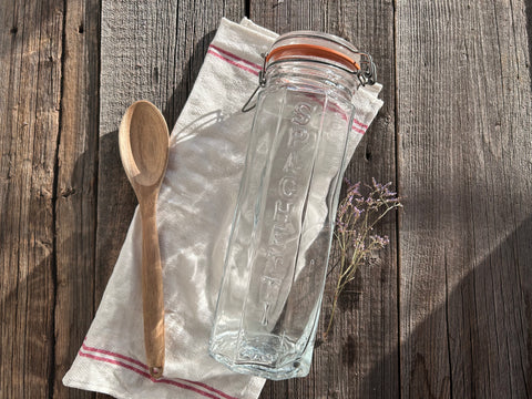 Vintage Large Italian Spaghetti Storage Jar