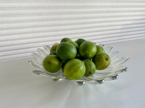 Vintage Federal Glass Iridescent Large Bowl