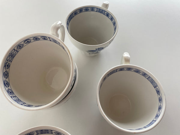 Individual Vintage J & G Meakin Blue Nordic Teacup Only (no chip)