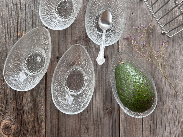 Vintage Individual Avocado Glass Cup