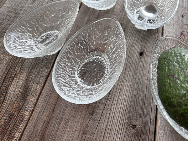 Vintage Individual Avocado Glass Cup