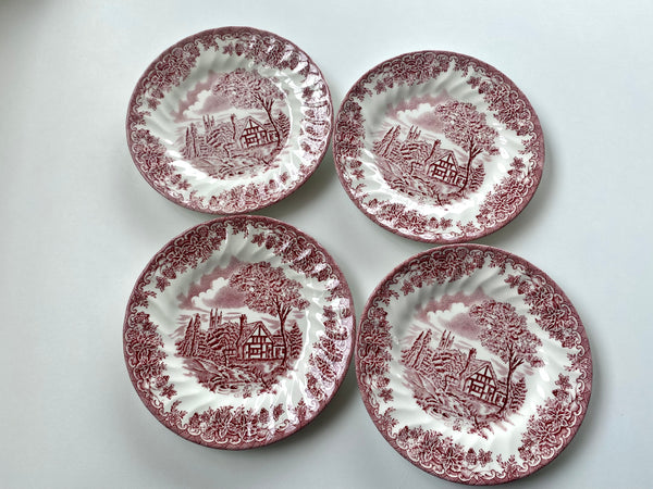 Individual Churchill The Brook Pink Bread and Butter Plate