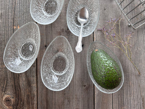 Vintage Individual Avocado Glass Cup