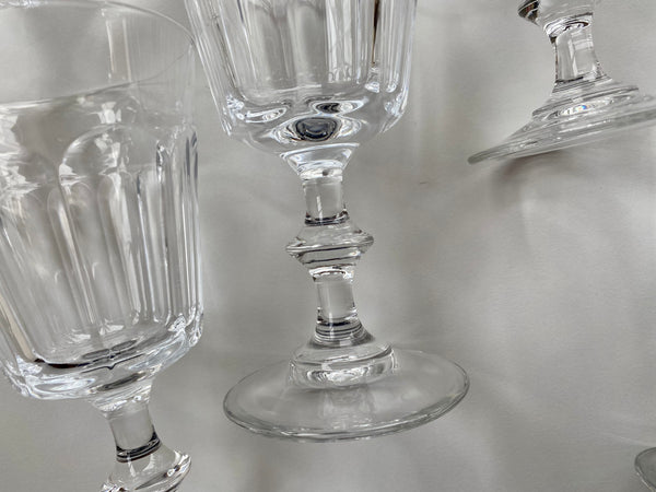 Set of 6 Vintage Arc France Wine Glasses