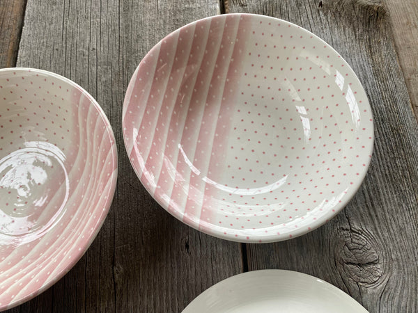 Individual Vintage Churchill Pink Shades Bowl