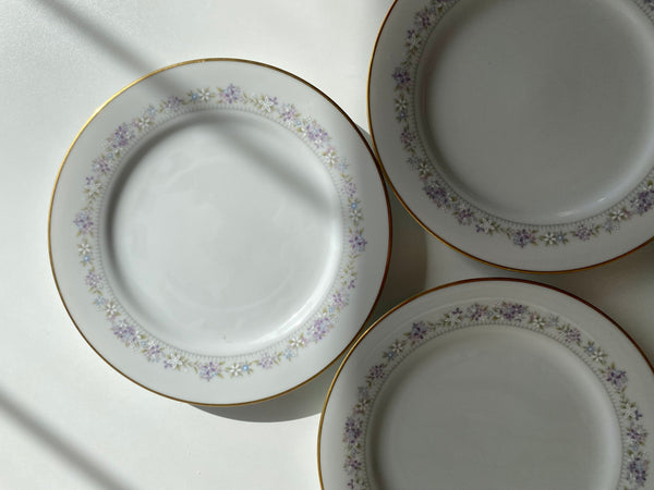 Individual Vintage Noritake Lilac Time Salad Plate