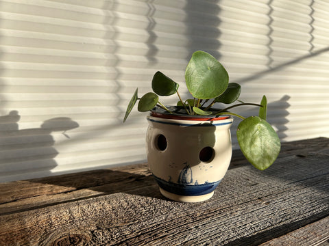 Vintage Delft Blue Holland Hand-Painted Planter