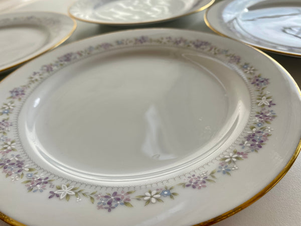 Individual Vintage Noritake Lilac Time Salad Plate