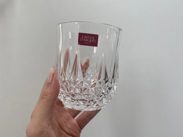 Set of 4 Vintage Cristal D'Arques Longchamp Whisky Crystal Glasses