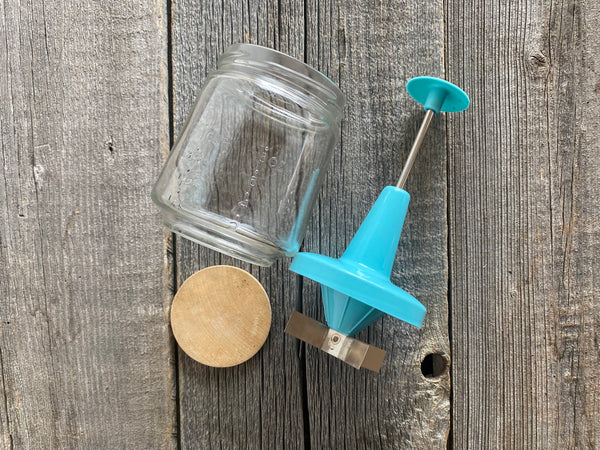 Vintage Turquoise Androck Food Chopper