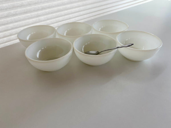 Individual Vintage Termocrisa Milk Glass Bowl