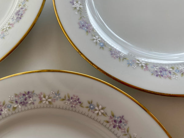 Individual Vintage Noritake Lilac Time Salad Plate