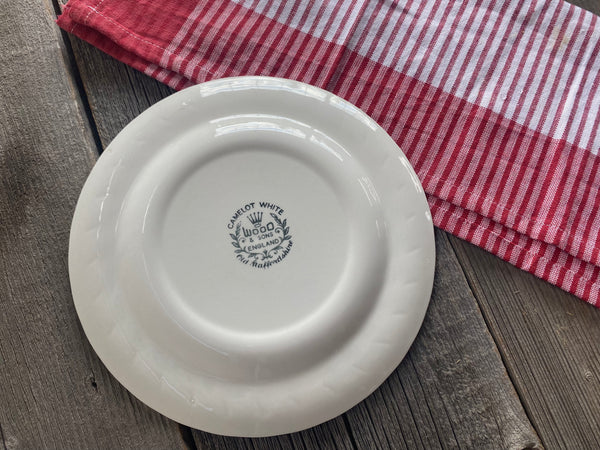 Individual Vintage Wood & Sons Camelot White Salad Plate