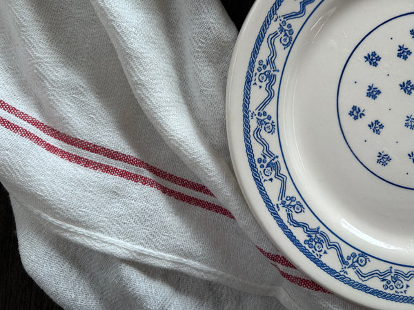 Individual Vintage Oxford Brazil Blue Floral Salad Plate