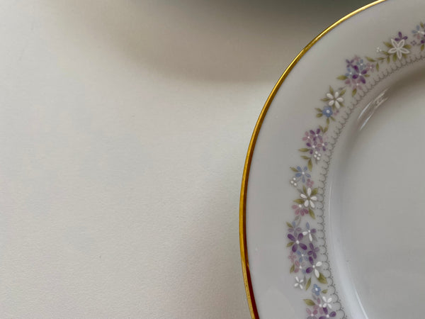 Individual Vintage Noritake Lilac Time Salad Plate