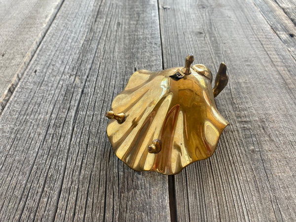 Vintage Brass Swan Dish