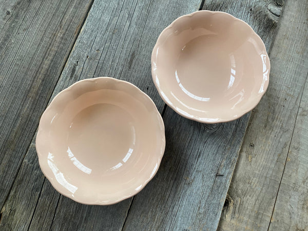 Individual Vintage Grindley Peach Petalware Bowl